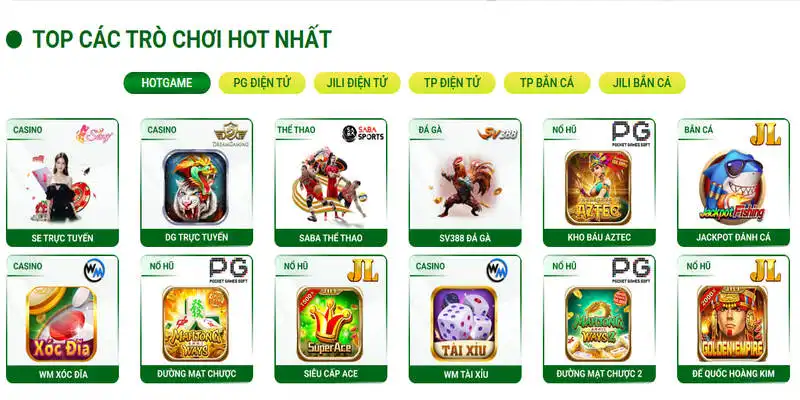 QQ88 với giao diện sảnh game siêu đỉnh